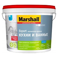 Краска Marshall для Кухни и Ванной BW (4,5л)