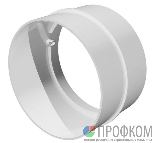 Соединитель пластик, D100 10SK - Комплектующие, крепеж для вентиляции ...