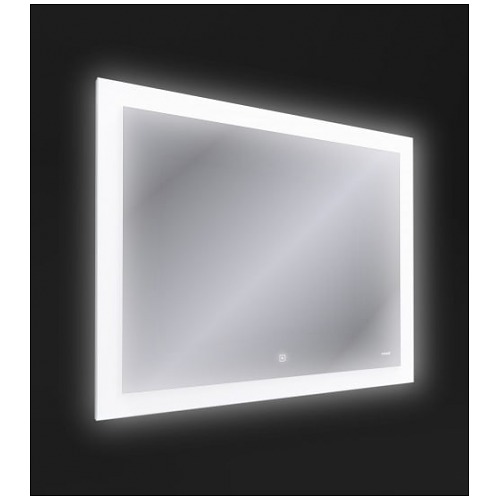 Зеркало LED 030 design 100x80 с подсветкой с антизапотеванием прямоугольное