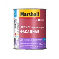 Краска для фасада Marshall Akrikor силикон-акриловая 9 л
