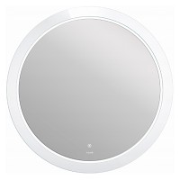 Зеркало LED 012 design 88x88 с подсветкой хол. тепл. cвет круглое