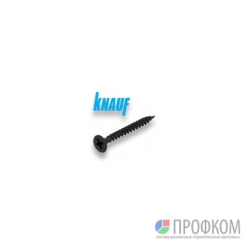 Саморез по металлу Кнауф 3,5*25 черный (1000 шт) - Саморез по металлу ...