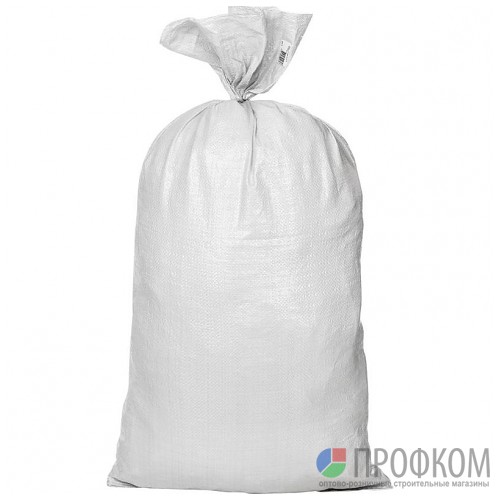 Мешок для мусора 55x105см полипропиленовый белый 1С 60гр