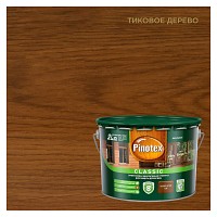 PINOTEX Classic пропитка (тиковое дерево) 9л