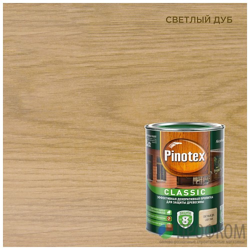 PINOTEX Classic пропитка Светлый дуб 1л