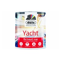 Лак YACHT яхтный полуматовый 750мл Dufa