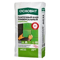 Клей плиточный универсальный ОСНОВИТ СТАРПЛИКС AC11 С1 (25 кг)